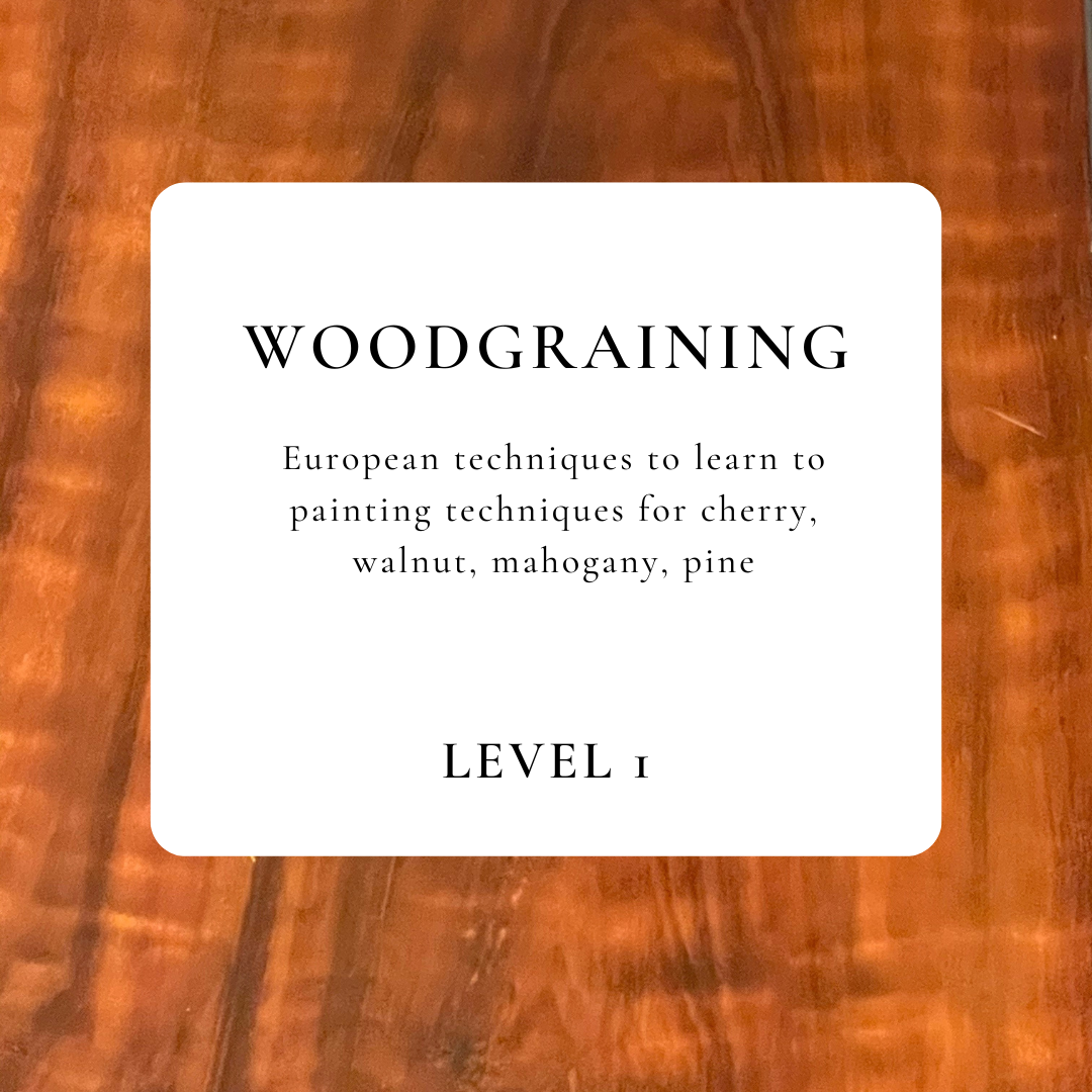Wood graining techniques -W101